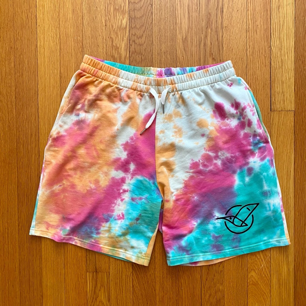 Violetear Multicolored Tie Dye Sweatshorts
